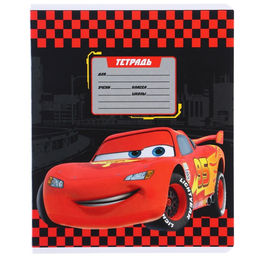 Цена за 10 шт. Тетрадь 12 листов, 5 видов МИКС, линейка, Тачки - Disney фото 12