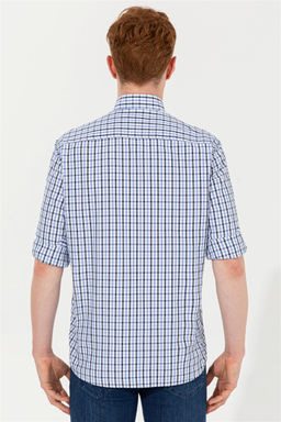 U. S. Polo Assn Мужская темно-синяя рубашка с длинным рукавом - U.s. polo assn фото 11