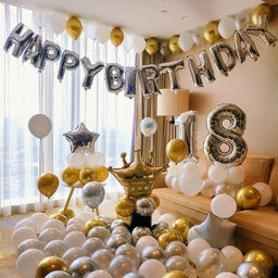 Воздушный шар фольгированный 40" «Цифра 1»