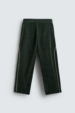 VELOUR TROUSERS WITH TRIMS - Zara фото 7