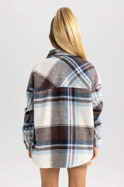 Рубашка с длинным рукавом для девочки - Defacto фото 5