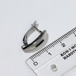 Швензы «Бумеранг», цвет серебро