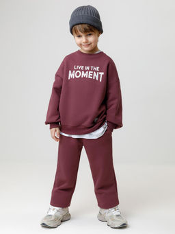 КР 302802/коричневый 1614 к632 джемпер (свитшот) для мал