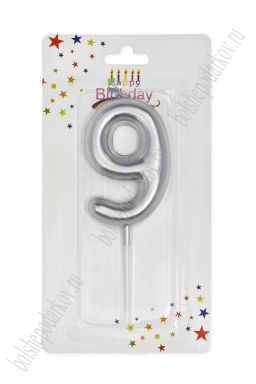 Свечи праздничные "9" (SF-7831) №86