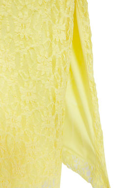 TRENDYOLMILLA Limited Edition Kahverengi Dantel Bodycon S?rt Dekolteli Esnek Orme Elbise TWOSS25EL00485  фото 6