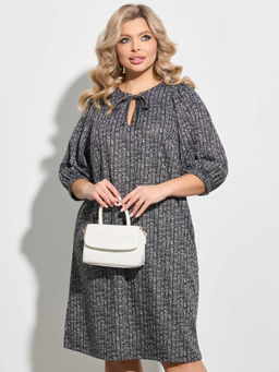 Платье 0218-2 чёрный кварц - Dora фото 4