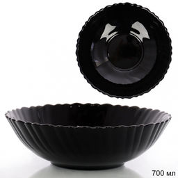 Салатник 178 мм 700 мл ЧЕРНЫЙ (Black) стеклокерамика арт. BNTW70T (682234)