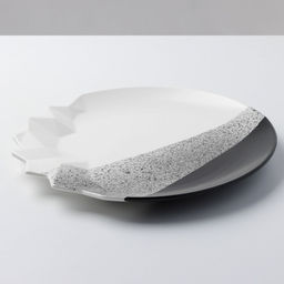 Тарелка плоская керамическая Снежные горы, d=27 см - Дорого внимание фото 3