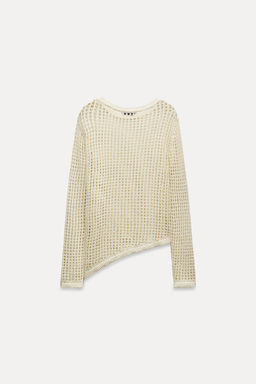 MESH KNIT SWEATER - Zara фото 5