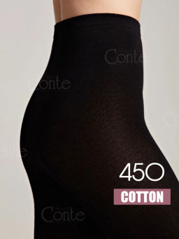 Колготки Cotton 450 (32/1)! - nero