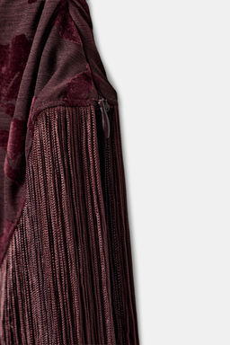 ASYMMETRIC FRINGED DEVOR_ TOP - Zara фото 6