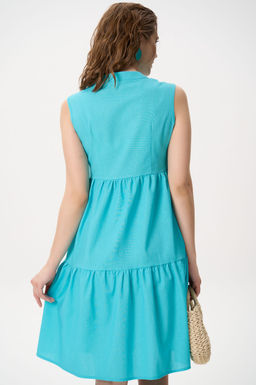 Сарафан Жаркое лето (бирюзовый) - Эльза фото 26