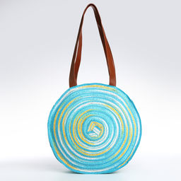 Сумка пляжная на молнии, цвет голубой - Simaland фото 3