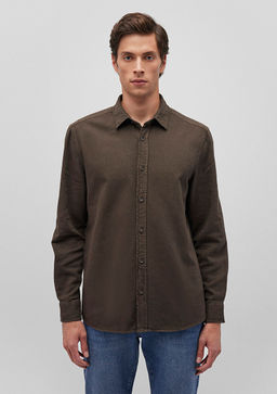 Kahverengi Gomlek - Mavi фото 3