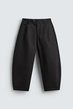 BALLOON FIT PLEATED JEANS - Zara фото 4