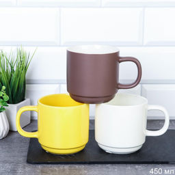 Кружка 430 мл Классика Пастель/ SY7595 /уп 48/ - Галеонтрейд фото 5