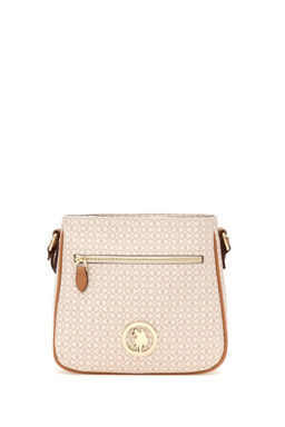 U. S. Polo Assn / Женская бежевая сумка через плечо - U.s. polo assn фото 3