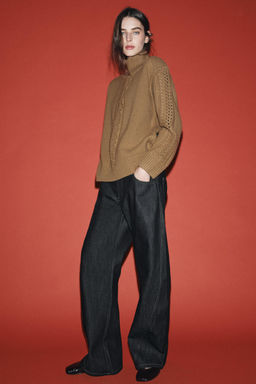 100% WOOL TEXTURED JUMPER