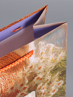 Пакет подарочный ламинированный «Лучшее время сейчас», 26×12×32 см