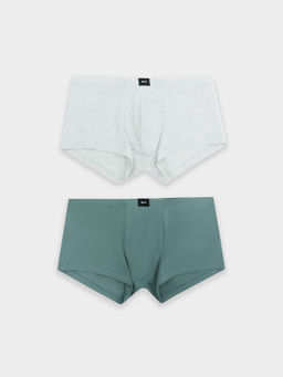 Трусы боксеры мужские в наборе, 2 шт св.серый меланж 4306-А +бриз 411122-2 - Mark formelle фото 5