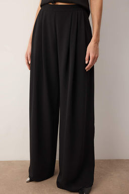 EXCLUSIVE Ac?k Haki Cift Pilili Dokumlu Kumas Extra Wide Leg Genis Paca Pantolon TWOAW26PL00122 - Trendyolmilla фото 11