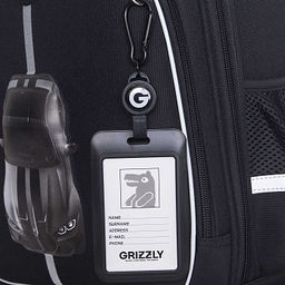 RAz-687-1 Рюкзак школьный с картхолдером на держателе - Grizzly фото 13