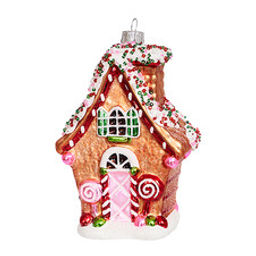 Домик Пряничная страна (стекло) 8,5х5,5х12 см - Holiday classics фото 2