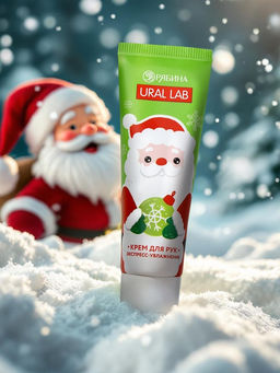 Цена за 4 шт. Крем для рук экспресс-увлажнение Милый Дед Мороз, 30 мл, URAL LAB фото 9