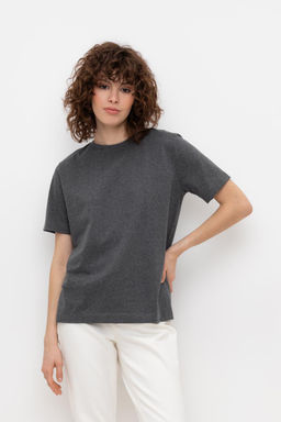 ЕВТ 3260/тем.серый меланж фуфайка жен