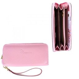 Портмоне женское Premier-S-4 н/к, 3 отд, 9 карм, ручка-петля, розовый флотер (331) 198904