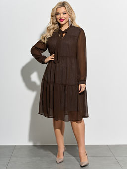 Платье 0060-2а шоколад - Aquarell фото 9