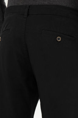 Мужские черные брюки из плотной ткани/чиносы - U.s. polo assn фото 6