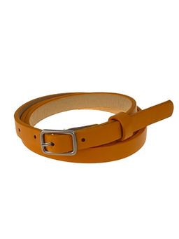 Ремень женский из искусственной кожи, цвет оранжевый