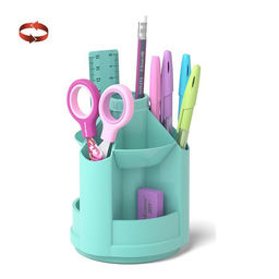 Настол. набор ErichKrause MINI DESK PASTEL вращающ. 8 пр. мятный пластик