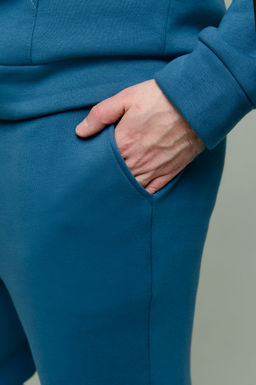 Арт. 69102 Костюм с брюками мужской с начесом 50-56 (4 шт) Цвет:джинс - Идеал фото 12