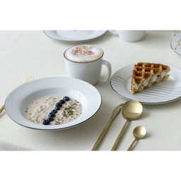 Тарелка плоская керамическая С любовью, d=20 см, ручная работа