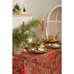 Скатерть новогодняя Доляна Волшебный праздник 145*220 +/- 2 см, 100% п/э  фото 7