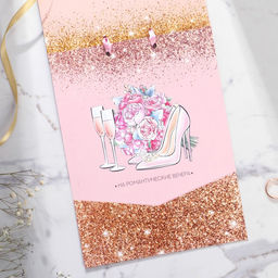 Конверт для денег на свадьбу, открытка, 6 листов «Нежность»