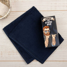 Полотенце махровое Этель Успех 30х30 см, 100 хлопок, 340гр/м2