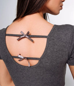 Платье #КТ8858, серый