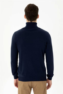 U. S. Polo Assn Мужской темно-синий свитер - U.s. polo assn фото 12