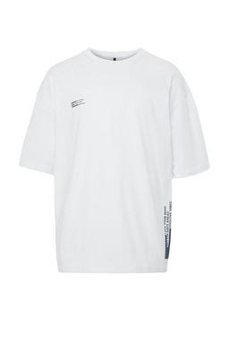 TRENDYOL MAN Beyaz Oversize Yaz? Bask?l? %100 Pamuklu T-Shirt TMNSS24TS00075 - Trendyolmilla фото 6
