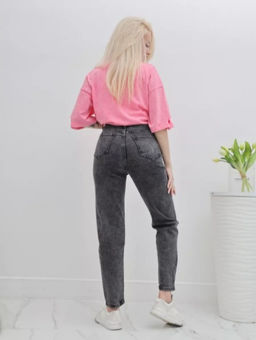 Джинсы момы укороченные, Артикул: 129171 - Liketon фото 2