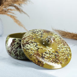 Набор для холодца Борисовская керамика «Малахит», 900 мл, 16.5×23 см, керамика, зелёный