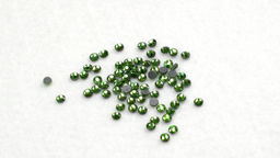 Страз клеевой Zlatka ZRTG-1072 SS10 цветные 2.7 мм стекло 5 x 72 шт в пакете с картонным еврослотом №11 салатовый (Peridot)