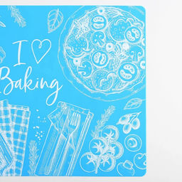 Силиконовый коврик для выпечки I love Baking, 64?45 см