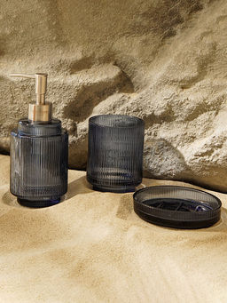 Аксессуары для ванной SL Home, 3 предмета: дозатор, мыльница, стакан