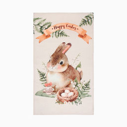 Полотенце Этель Кролик 40х73 см, 100% хл, саржа 190 г/м2  фото 2