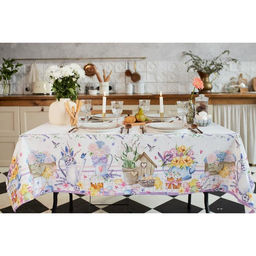 Скатерть Этель Цыплята и куличи 110х147 см, 100% хл, саржа 190 гр/м2  фото 15