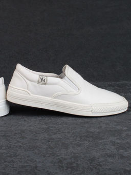 03-A69870-11-2 WHITE Полуботинки спортивные мужские (натуральная кожа)